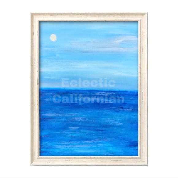 Eclectic Californian Paintings Other - The Sea Abstract Painting